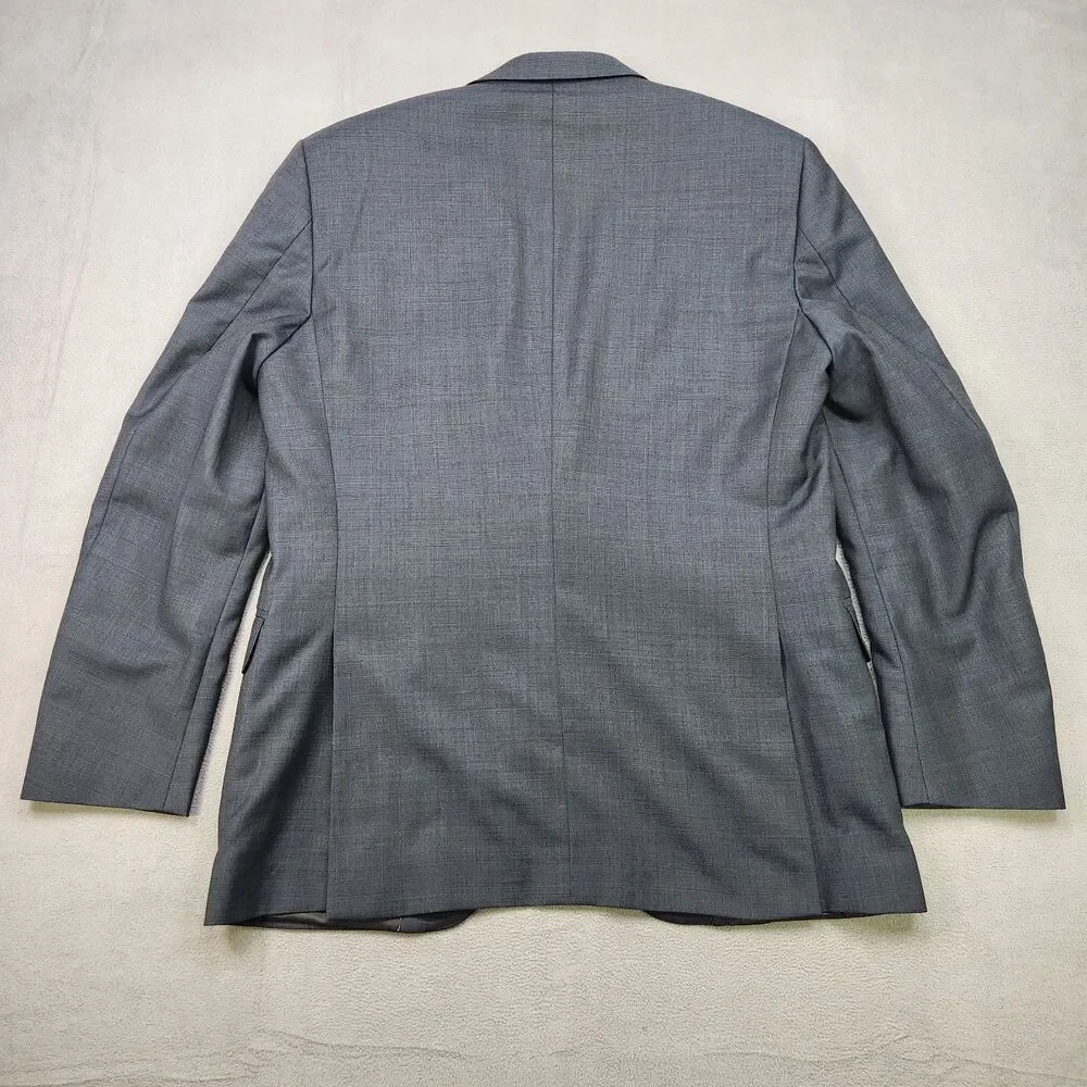 Peter Millar Blazer Men's 40R Blue 100% Wool Two Button Sport Coat Jacket Canada